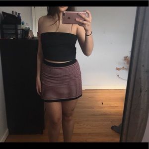 Both the shirt and skirt included